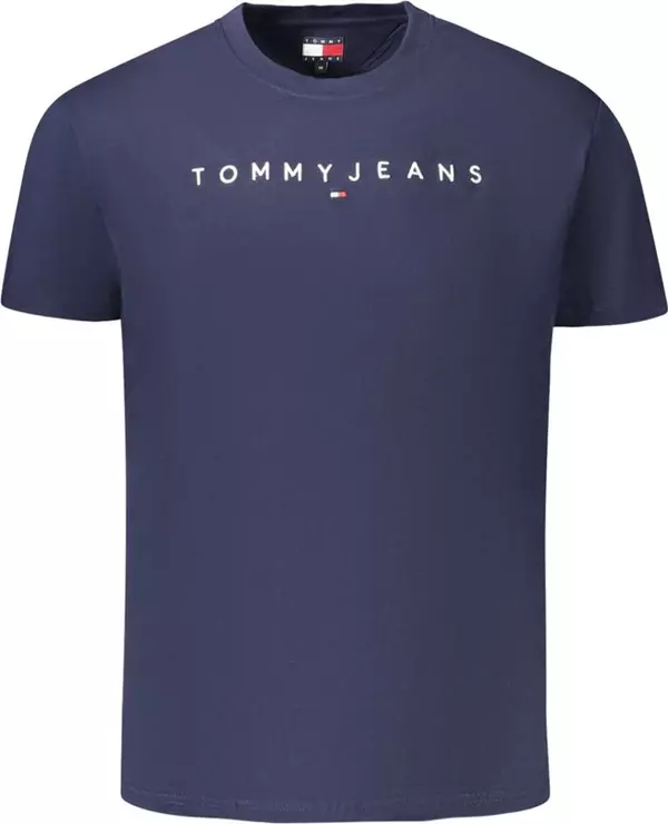 Blue Cotton Men's T-Shirt
