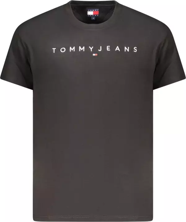 Black Cotton Mens T-Shirt