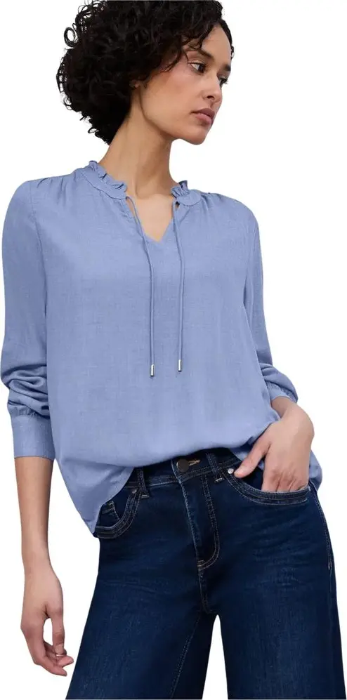 Light Blue Viscose Blouse