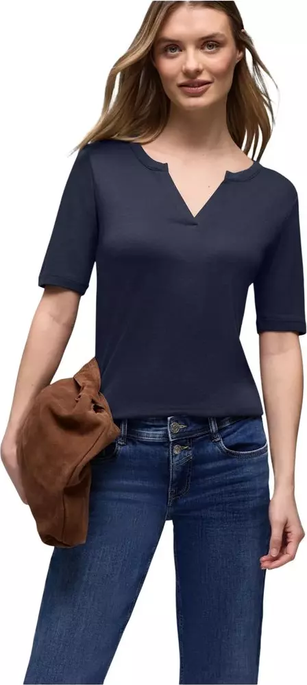 Blue Cotton T-Shirt