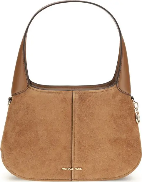 Beige Calf Leather Bos Taurus Shoulder Bag
