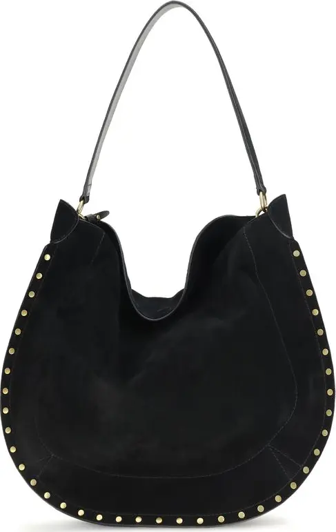 Black Calf Leather Bos Taurus Shoulder Bag