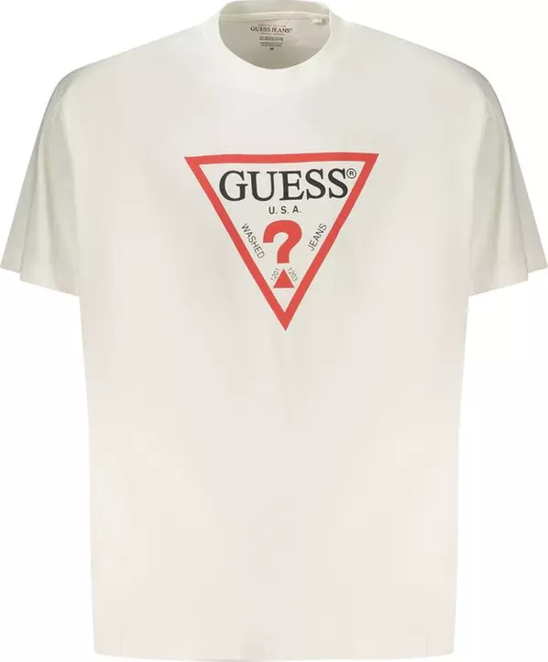 White Cotton Men T-Shirt