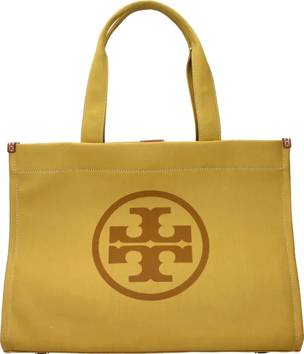 Yellow Fabric Shoulder Bag