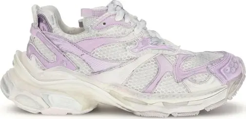 Multicolor Polyurethane Athletic Sneakers
