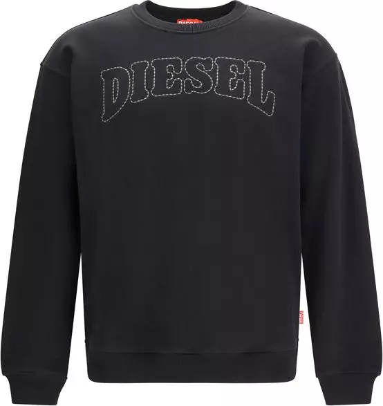 Black Cotton Sweatshirt