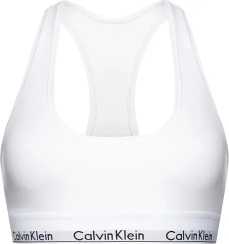 White Cotton Bra