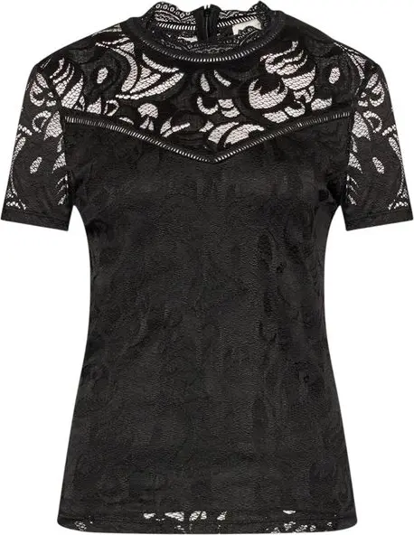 Black Polyamide T-Shirt