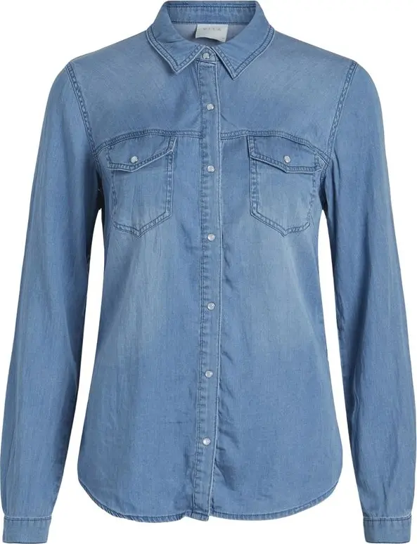 Light Blue Cotton Blouse