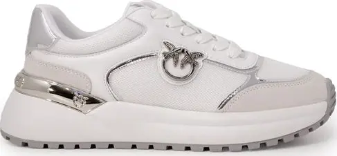 White Leather Low Top Sneakers