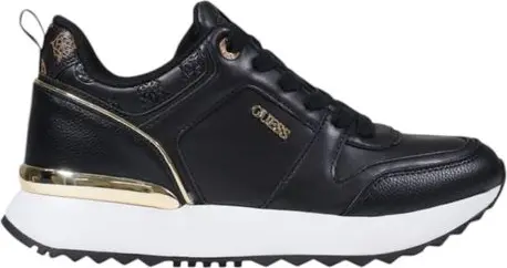 Black Polyethylene Low Top Sneakers