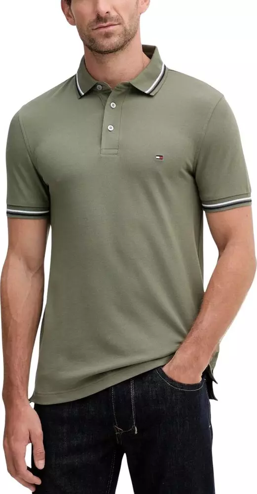 Bicolor Organic Cotton Polo Shirt