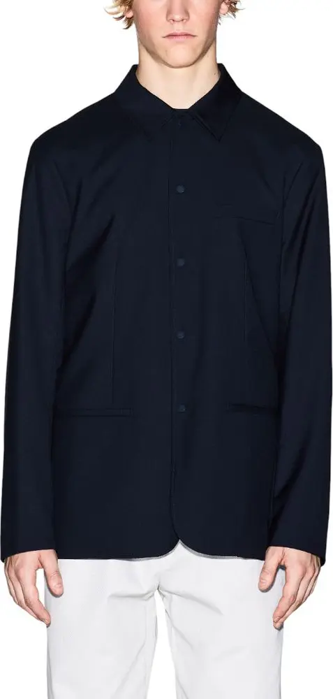 Black Polyester Blazer