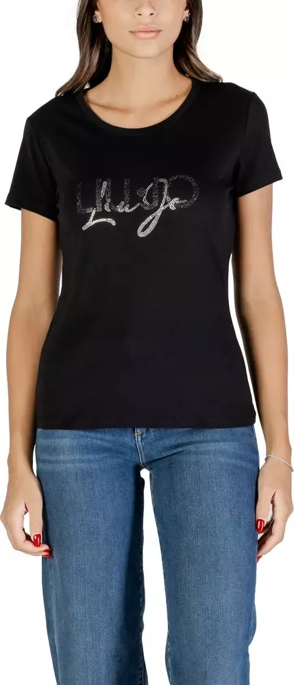 Black Cotton T-Shirt