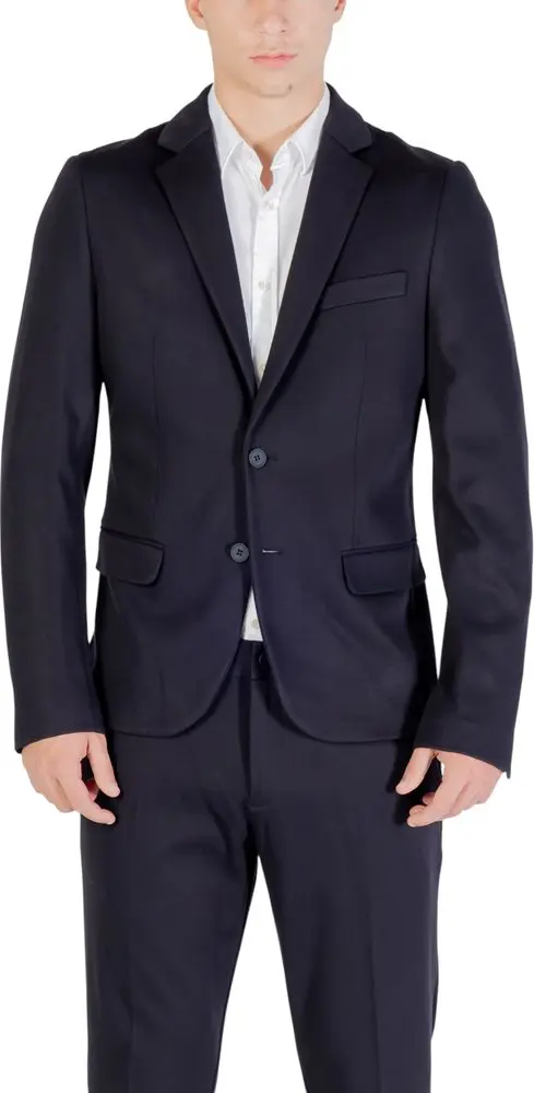 Blue Viscose Blazer