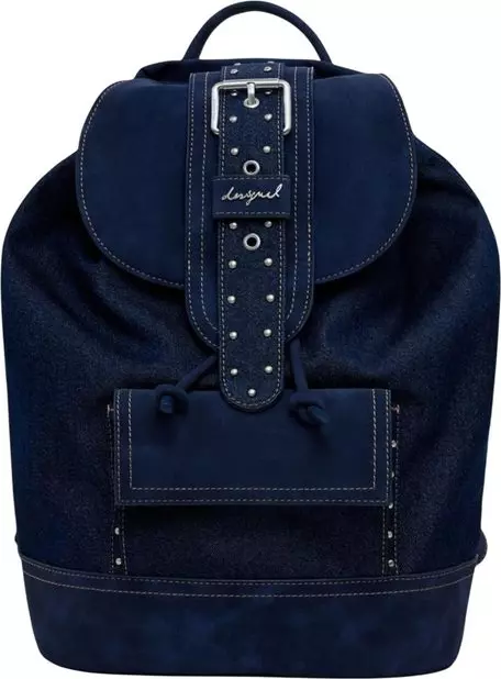 Blue Polyethylene Backpack