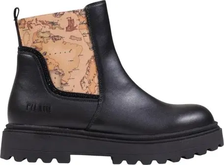 Black Polyethylene Ankle Boots