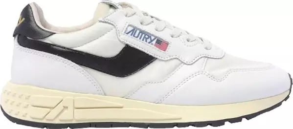 White Leather Low Top Sneakers
