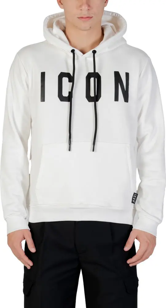 Black And White Cotton Hoodie