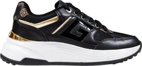 Black Polyethylene Chunky Sneakers