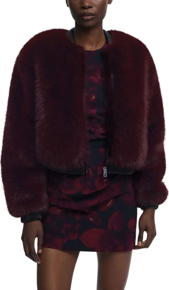 Bordeaux Polyester Jacket