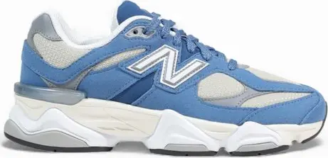 Blue Synthetic Athletic Sneakers