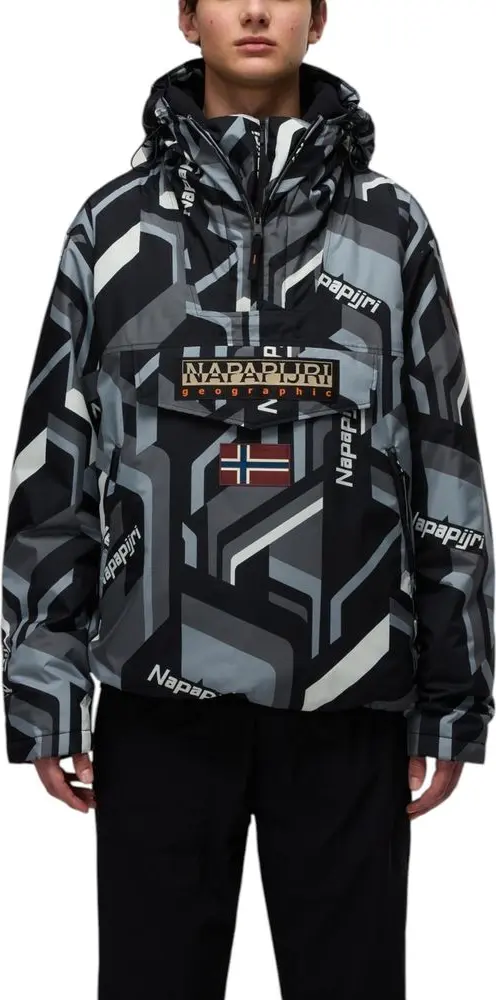 Bicolor Recycled Polyester Shell Jacket