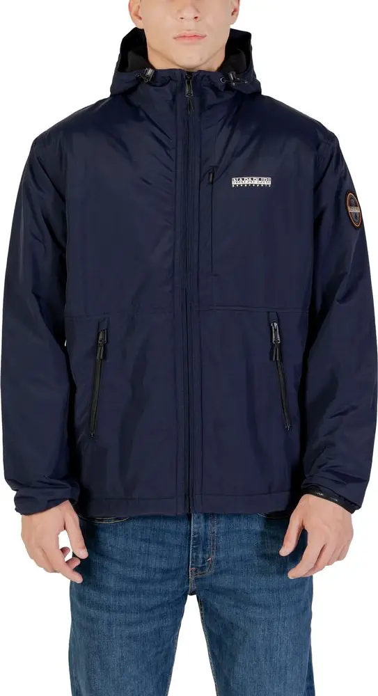 Blue Polyamide Shell Jacket