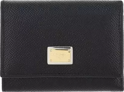 Black Calf Leather Bos Taurus Wallet