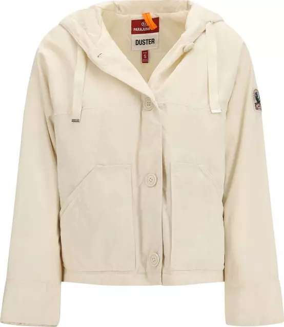 Beige Polyamide Shell Jacket