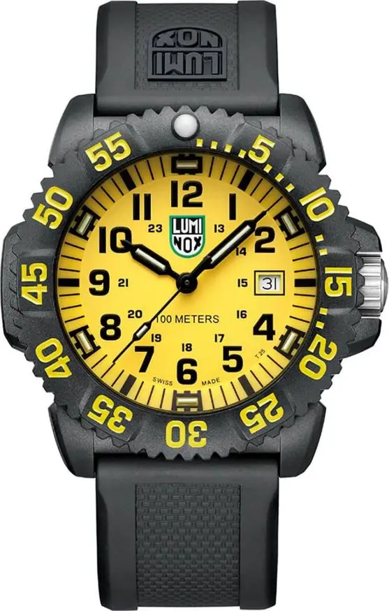 Black Resin Sport Watch
