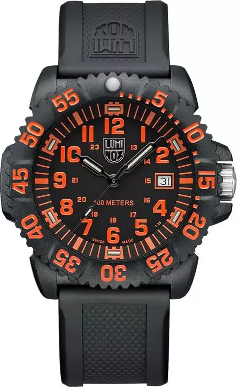 Black Resin Sport Watch
