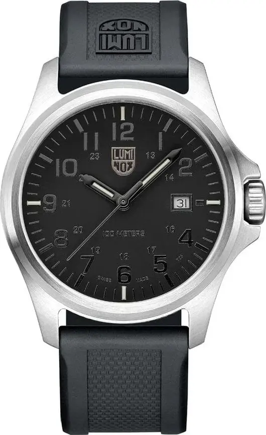 Black Resin Sport Watch