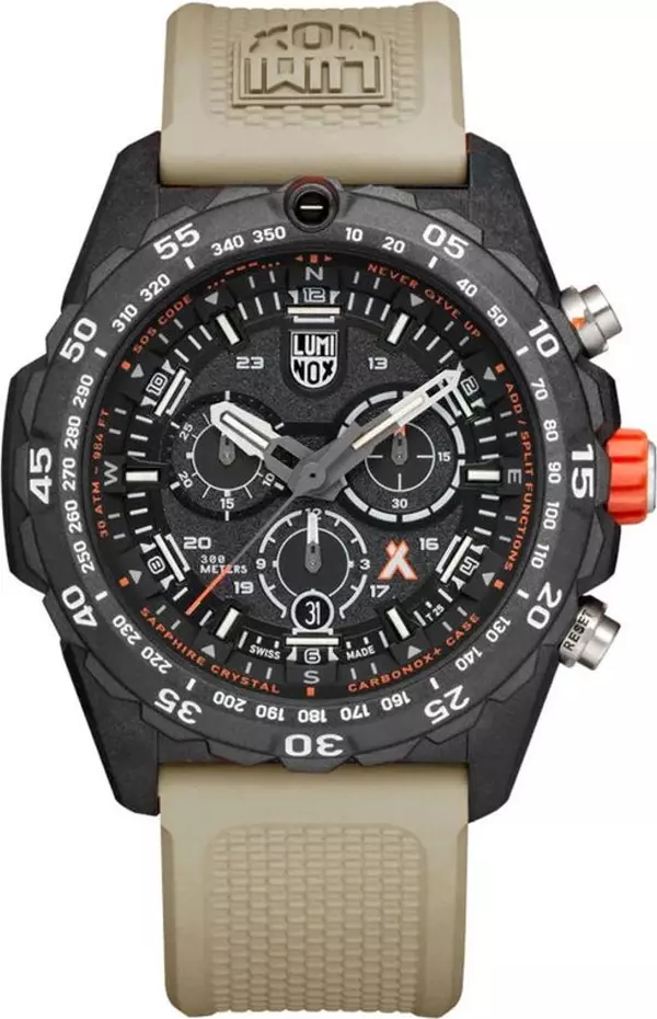 Beige Resin Sport Watch