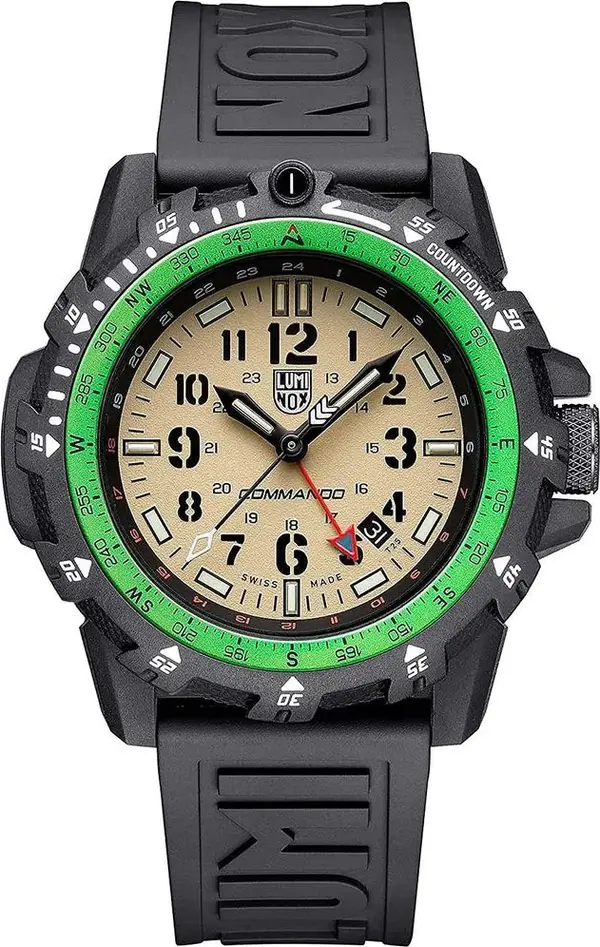 Black Resin Sport Watch