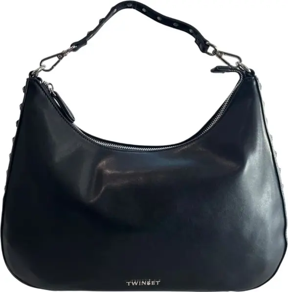 Black PU Women Shoulder Bag