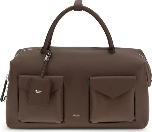 Brown Calf Leather Bos Taurus Handbag