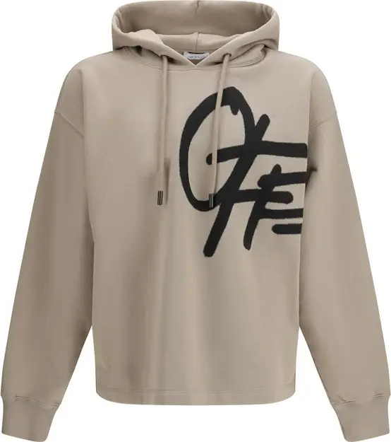 Beige Cotton Sweatshirt