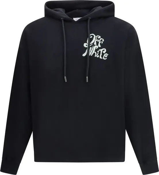 Black Cotton Sweatshirt