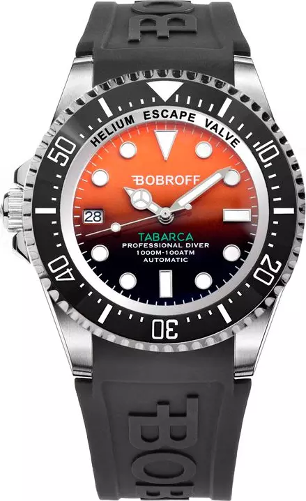 Black Rubber Sport Watch