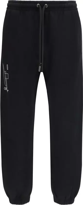Black Cotton Joggers (Workout Pants)
