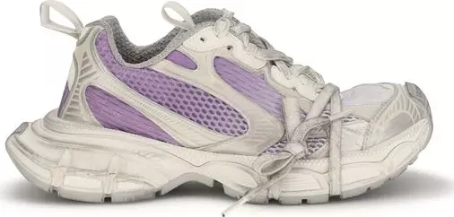 Multicolor Polyethylene Athletic Sneakers