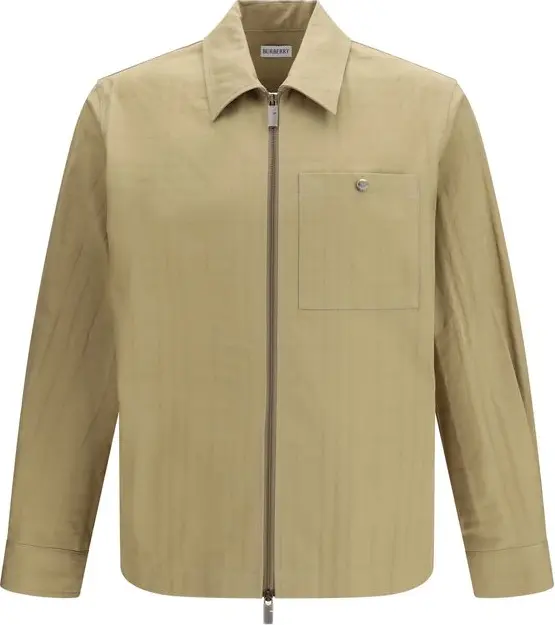 Beige Cotton Coat