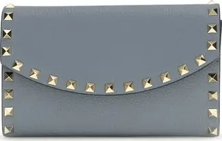 Blue Calf Leather Bos Taurus Wallet