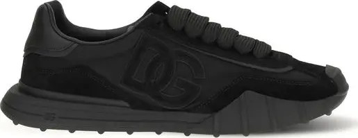 Black Calf Leather Bos Taurus Athletic Sneakers