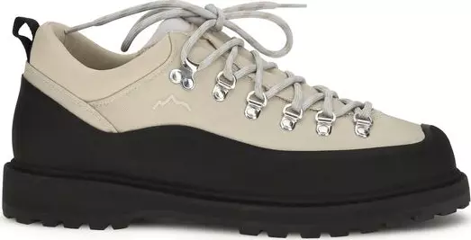 Beige Polyester Ankle Boots