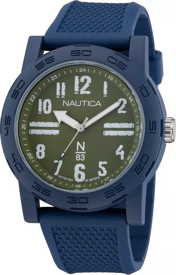 Blue Synthetic Sport Watch