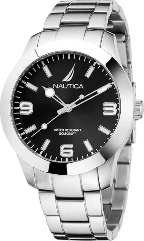 Gray Stainless Steel Dress Watch