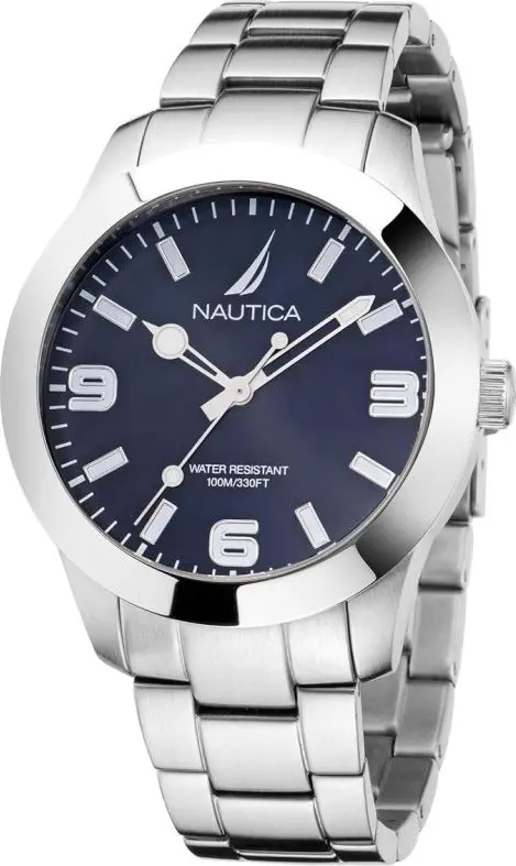 Gray Stainless Steel Dress Watch