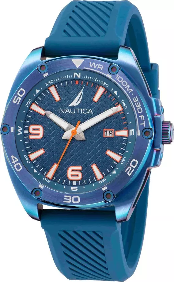 Blue Synthetic Sport Watch
